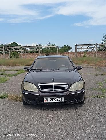 авто 10 регион: Mercedes-Benz S-Class: 2001 г., 4.3 л, Автомат, Бензин, Седан — 1