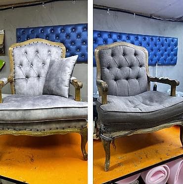 стул угалок: Перетяжка и реставрация мягкой мебели - Полный цикл работ: замена — 2