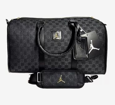 женскую дорожную сумку на колесах: Спортивная сумка, Материал: Экокожа, Унисекс, Новый — 1