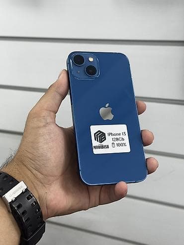 iphone 5s never lock: IPhone 13, Б/у, 128 ГБ, Синий, Защитное стекло, Чехол, В рассрочку, 100 % — 1