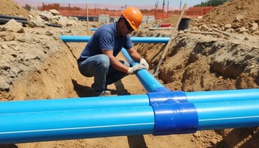 Труба для водопровода Магистральная, Материал: Полиэтилен (ПЭ)