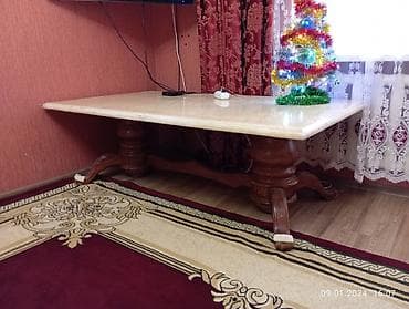 бу мебель стол: Стол мраморный, Раймер 180х100х55 см. Очень тяжелый, имеются изьяны — 1