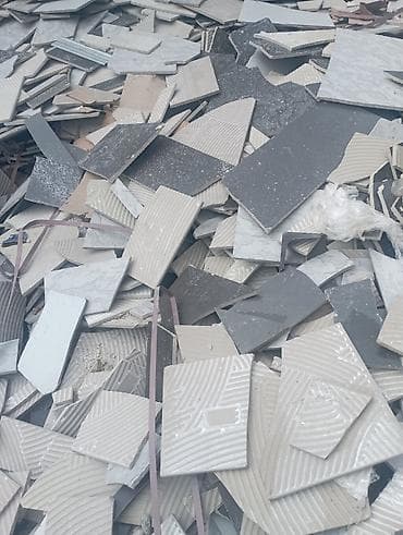 половая плитка: Смешанная партия обрезков и фрагментов керамической/керамогранитной — 1
