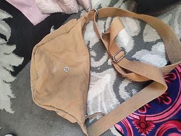 Сумка через плечо, светло-коричневого (песочного) цвета. - Формат