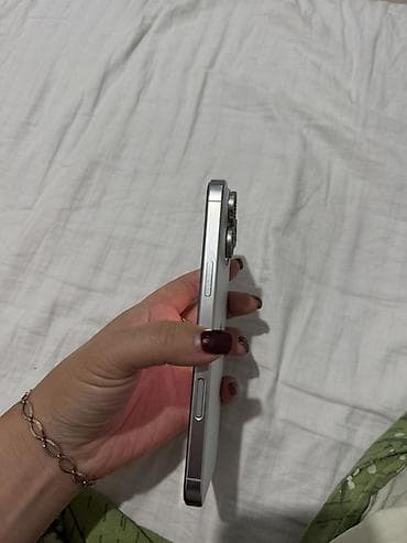 Мобильные телефоны и аксессуары: IPhone 16 Pro Max, Б/у, 256 ГБ, Белый, 91 % — 2
