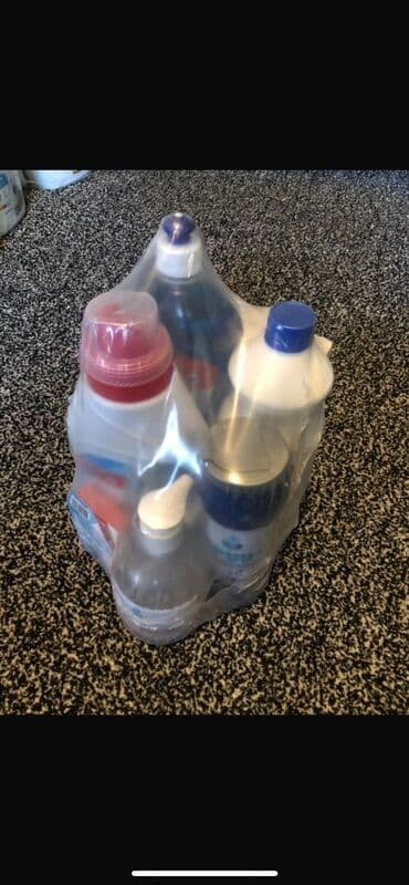 Уборочный инвентарь: Набор бытовой химии в заводской упаковке (стретч-пленка). Комплект — 3