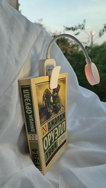 МИНИ-ЛАМПА ДЛЯ ЧТЕНИЯ КНИГ, НА ПРИЩЕПКЕ. Компактная и удобная лампа с