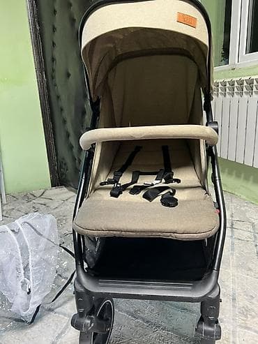 коляска baby: Коляска, Другой бренд, цвет - Коричневый, Б/у, Самовывоз, Платная доставка — 4