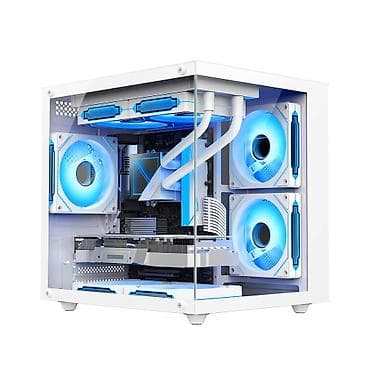 Корпус ПК, Б/у, Micro-ATX, цвет - Белый