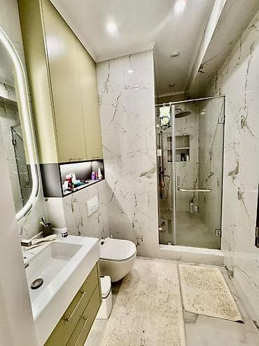 Квартиры: 3 комнаты, 120 м², Асанбай мкр Элитка, 7 этаж, Дизайнерский ремонт — 6