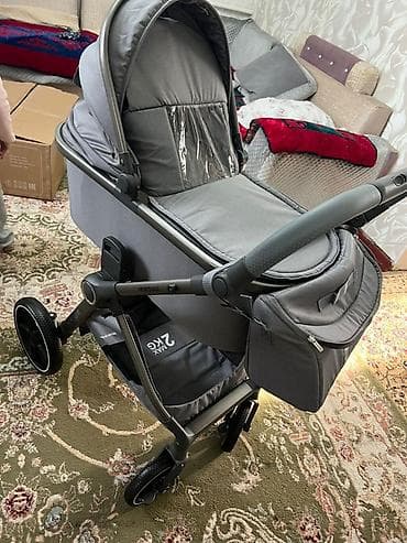 батут цена: Детская коляска Ining baby 2 в 1 (люлька + прогулочный блок), цвет — 3