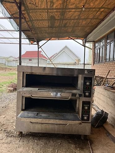 Оборудование для производства: Промышленная двухкамерная пекарская/пицца‑печь на поду из нержавеющей — 5