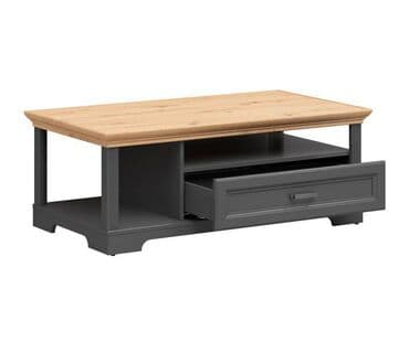 купить стол консоль: Артикул: 00038576 Жасмин стол журнальный LAW1S, графит/дуб артизан - — 2