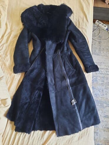 домашние халаты больших размеров: Дубленка, Классическая модель, Турция, По колено, С капюшоном, M — 1