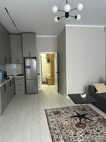 Батирлер: 1 бөлмө, 40 м², 3-мкр Элитка, 2 кабат, Евро оңдоо — 5