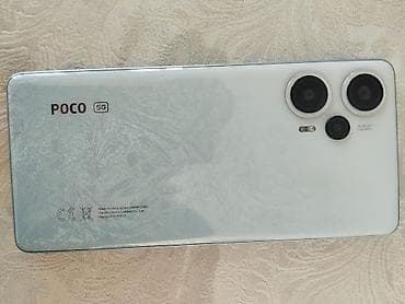 studio display: Poco F5, Б/у, 256 ГБ, цвет - Белый, 2 SIM — 3
