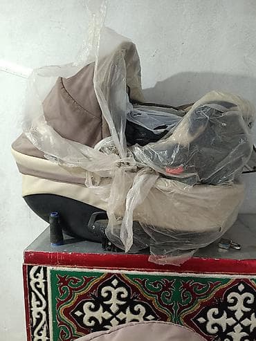 детские игру: Коляска, цвет - Фиолетовый, Б/у — 2