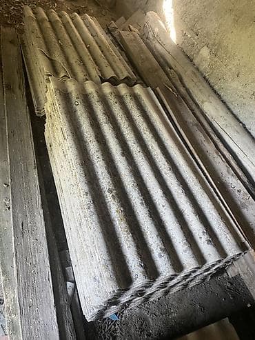 натяжные потолки балыкчы: Шифер волновой (асбоцементные листы) Б/у Эркин сай айылында шифер — 2