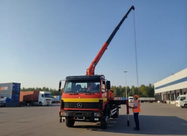 Манипулятор, Mercedes-Benz, 1992 г., 10 т