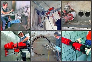 ремонт отопление: Алмазное бурение и резка проемов Профессиональные работы по алмазному — 1