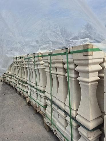 бабл шар: Готовая балясина, Материал: Сары-Таш, Для тапчана, Стиль: Квадратная, Новый — 4