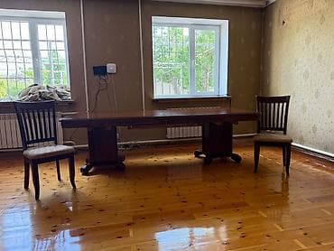 chair table: Стол и стул для зала, цвет - Коричневый — 1