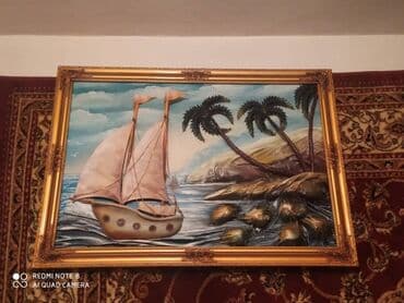 кожа костюм: Продаю картину из натуральной кожи, ручная работа, её привозили из — 4