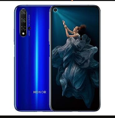 honor 20: Honor 20, Б/у, 128 ГБ, цвет - Синий, 2 SIM — 1