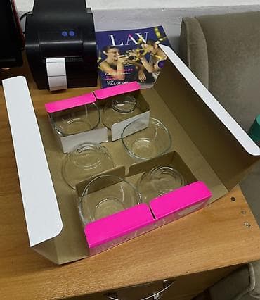 ложка для мороженного: Набор стеклянных пиал LAV VIRA (модель VIR245) - Количество в наборе — 4