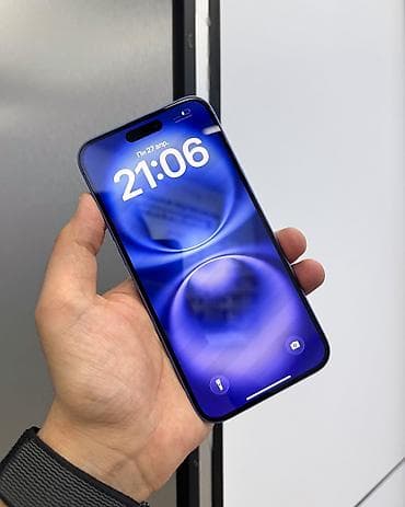 iphone hs: IPhone 16 Plus, Б/у, 128 ГБ, Синий, Защитное стекло, Чехол, В рассрочку, 91 % — 2