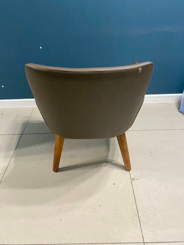 кресла винтаж: Кожаные стулья табуретки — 3