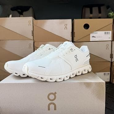 tech fleese: Кроссовки On Cloud 5, цвет White 41/42/43 - Легкая дышащая сетка — 1