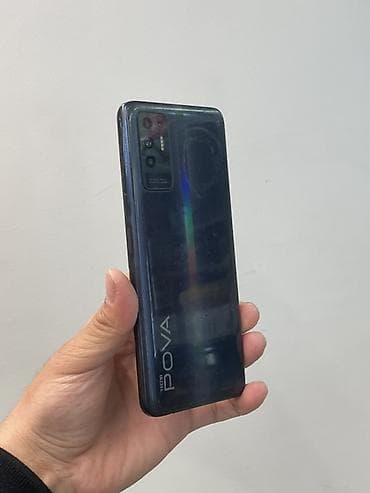 техно спарк 10: Tecno Pova, 128 ГБ, цвет - Синий, 2 SIM — 4