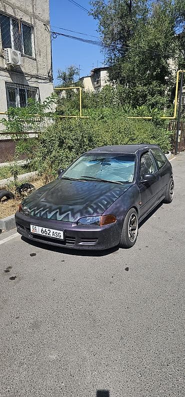 Продажа авто: Honda Civic: 1992 г., 2 л, Механика, Бензин, Хэтчбэк — 8