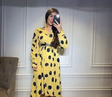 теннисный юбка: Юбка, Модель юбки: Плиссе, Макси, Шифон, По талии — 5