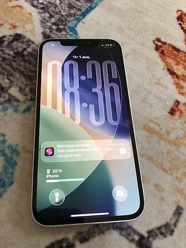 телевон айвон: IPhone 12, Б/у, 128 ГБ, Белый, 100 % — 2