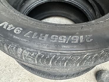 55: Пара летних шин 215/55 R17 94V. - Размер: 215/55 R17 - Индекс — 2