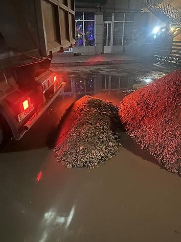 подушка с гречневой шелухой: Смесь щебень и отсев, Для стяжки — 8