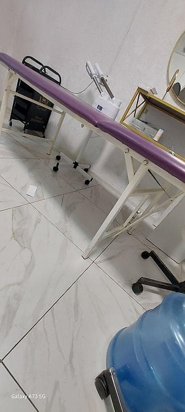 массажные столы: Косметологическая/массажная кушетка - Конструкция: металлический — 4