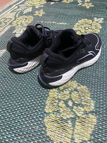 трековая обувь: Кроссовки LI-NING (модель беговая) - Цвет: черный с серыми вставками — 4