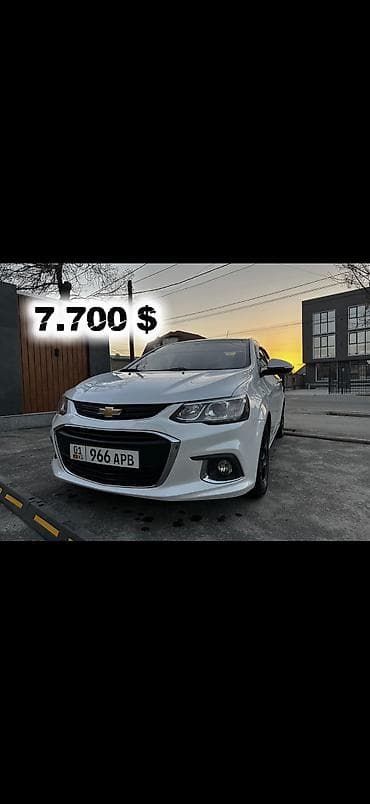 шефролет авео: Chevrolet Aveo: 2017 г., 1.4 л, Автомат, Бензин, Седан — 9