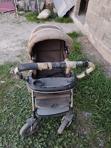 детские коляски б у ош: Коляска, Другой бренд, цвет - Коричневый, Б/у — 2