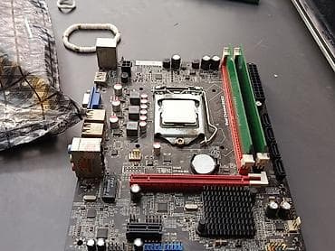 matrex 55: Материнская плата для ПК, Б/у, LGA1155, Micro-ATX — 4