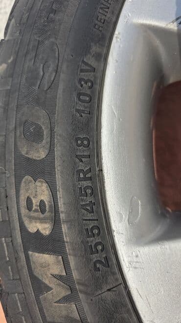 шины и диски на хундай портер: Шины 255 / 45 / R 18, Зима, Б/у, Комплект, Германия, Yokohama — 2