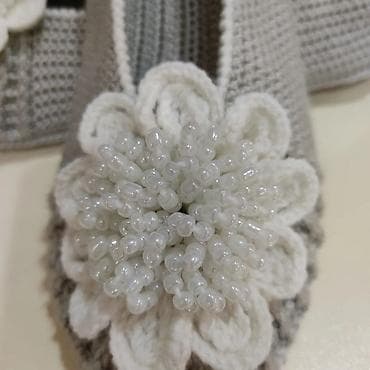 Домашние тапочки, 39, Новый, цвет - Серый, Самовывоз