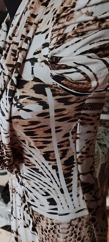 cavalli: Вечернее платье, А-силуэт, Длинная модель, Вискоза, С рукавами, S — 7