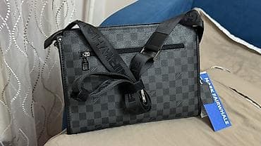 чехол х: Классическая сумка, Материал: Экокожа, Застежка на молнии, Мужские — 2