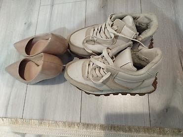 nike react: Набор обуви, за двоих 400с 1) Женские бежевые утеплённые — 3