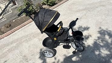 team terzo: Детский трёхколёсный велосипед-каталка с родительской ручкой и — 3