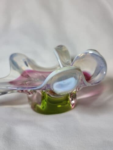 Паркет: Стеклянная ваза-блюдо Bohemia, художественное стекло - Производитель — 6